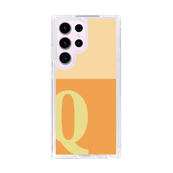 Slim Protection Case［ Original - initial two tone - Q orange ］