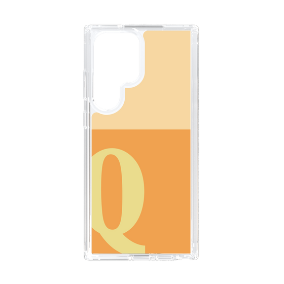 Slim Protection Case［ Original - initial two tone - Q orange ］