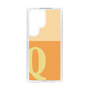 Slim Protection Case［ Original - initial two tone - Q orange ］
