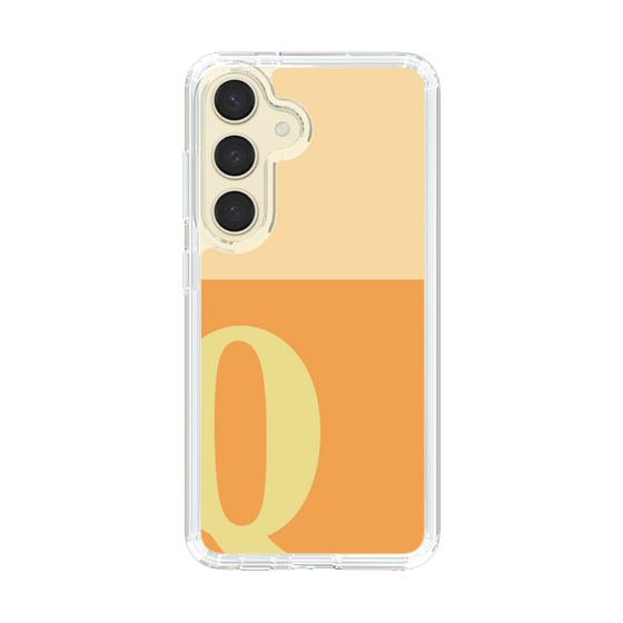 Slim Protection Case［ Original - initial two tone - Q orange ］