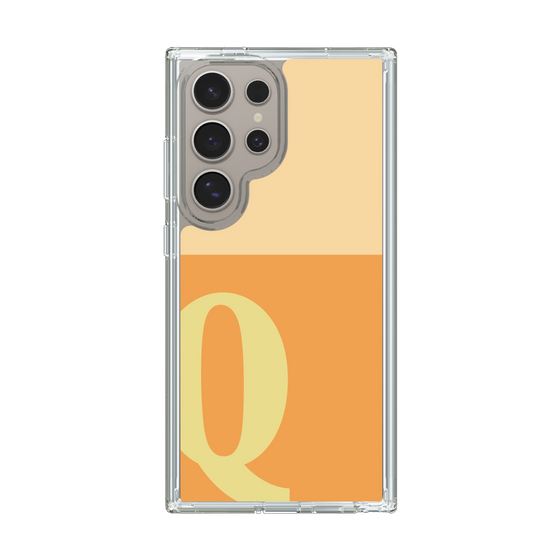 Slim Protection Case［ Original - initial two tone - Q orange ］