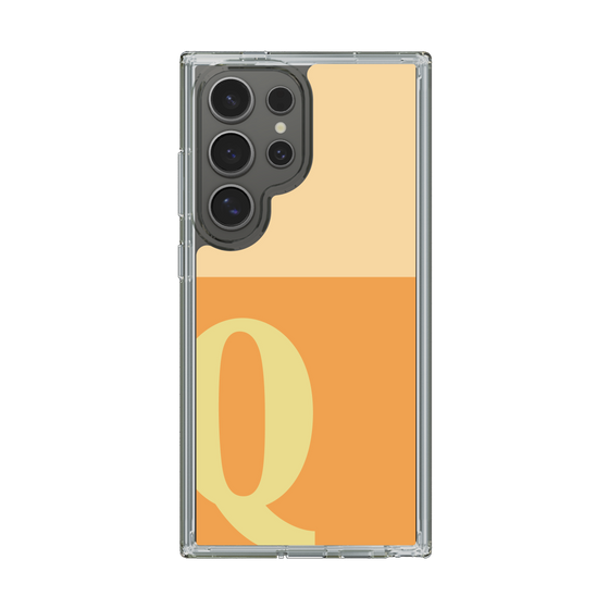 Slim Protection Case［ Original - initial two tone - Q orange ］