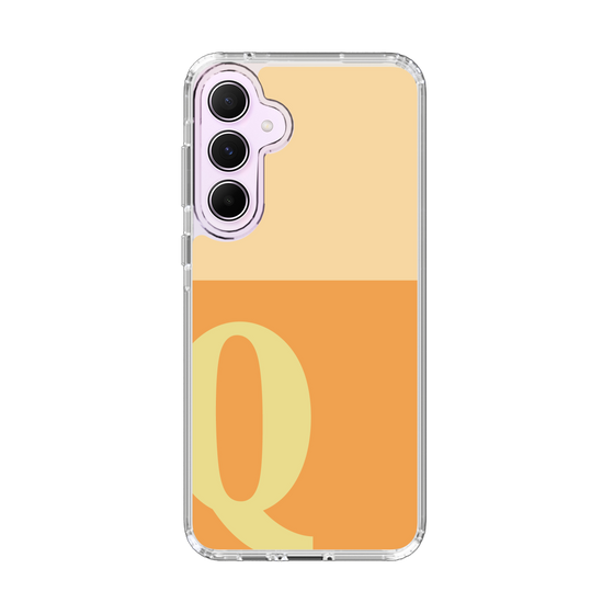 Slim Protection Case［ オリジナル - initial two tone - Q orange ］
