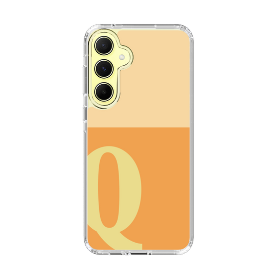Slim Protection Case［ オリジナル - initial two tone - Q orange ］