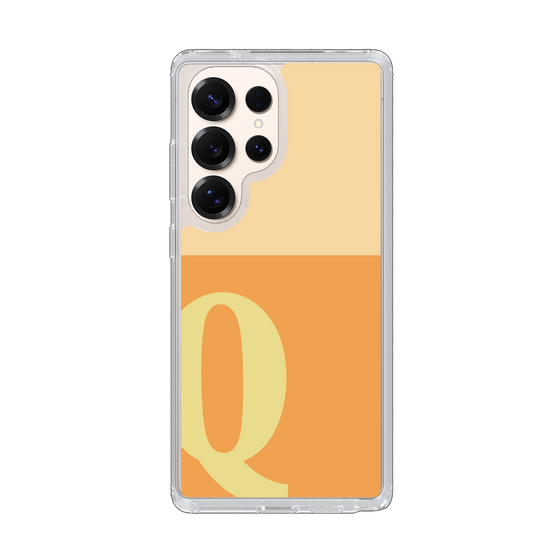 Slim Protection Case［ Original - initial two tone - Q orange ］