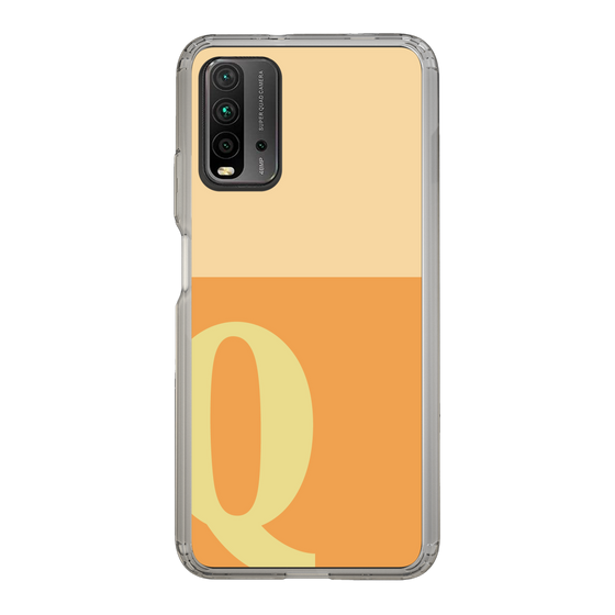 Slim Protection Case［ Original - initial two tone - Q orange ］
