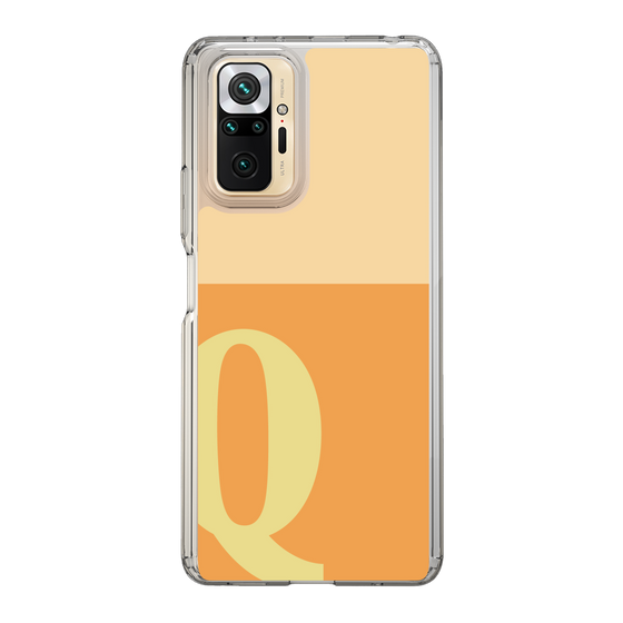 Slim Protection Case［ Original - initial two tone - Q orange ］