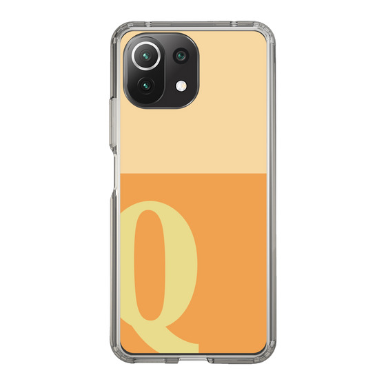 Slim Protection Case［ Original - initial two tone - Q orange ］
