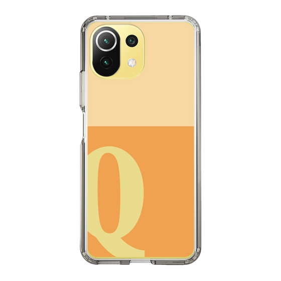 Slim Protection Case［ Original - initial two tone - Q orange ］