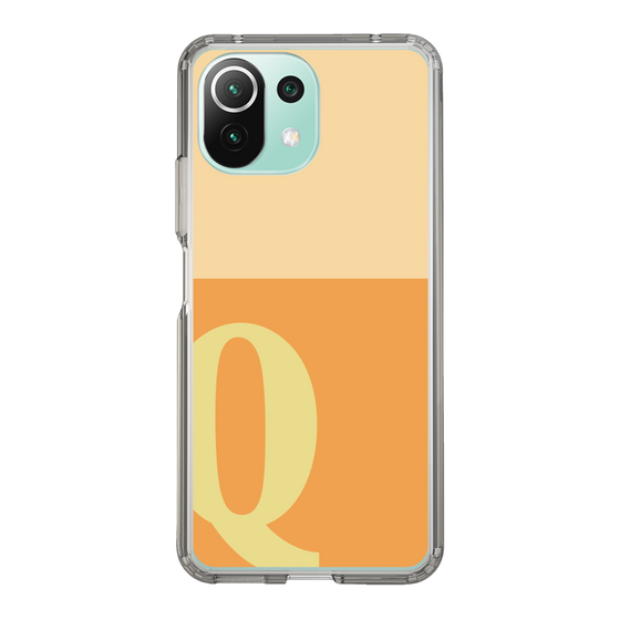 Slim Protection Case［ Original - initial two tone - Q orange ］