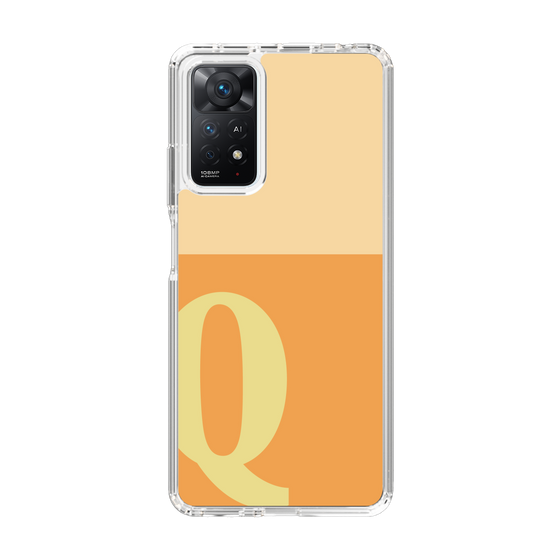 Slim Protection Case［ Original - initial two tone - Q orange ］