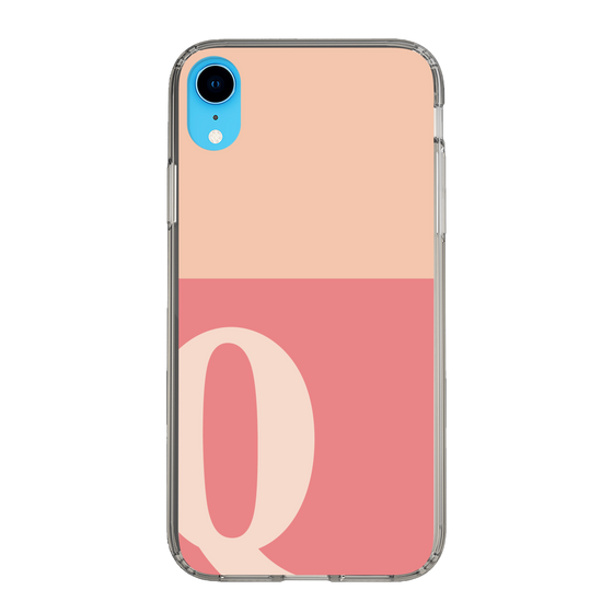 Slim Protection Case［ Original - initial two tone - Q pink ］