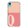 Slim Protection Case［ Original - initial two tone - Q pink ］