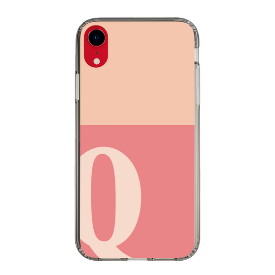 Slim Protection Case［ Original - initial two tone - Q pink ］
