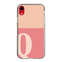 Slim Protection Case［ Original - initial two tone - Q pink ］