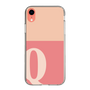Slim Protection Case［ Original - initial two tone - Q pink ］