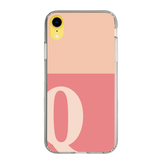 Slim Protection Case［ Original - initial two tone - Q pink ］