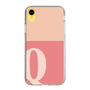 Slim Protection Case［ Original - initial two tone - Q pink ］