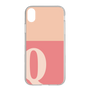 Slim Protection Case［ Original - initial two tone - Q pink ］