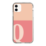 Slim Protection Case［ Original - initial two tone - Q pink ］