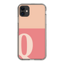 Slim Protection Case［ Original - initial two tone - Q pink ］