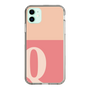Slim Protection Case［ Original - initial two tone - Q pink ］