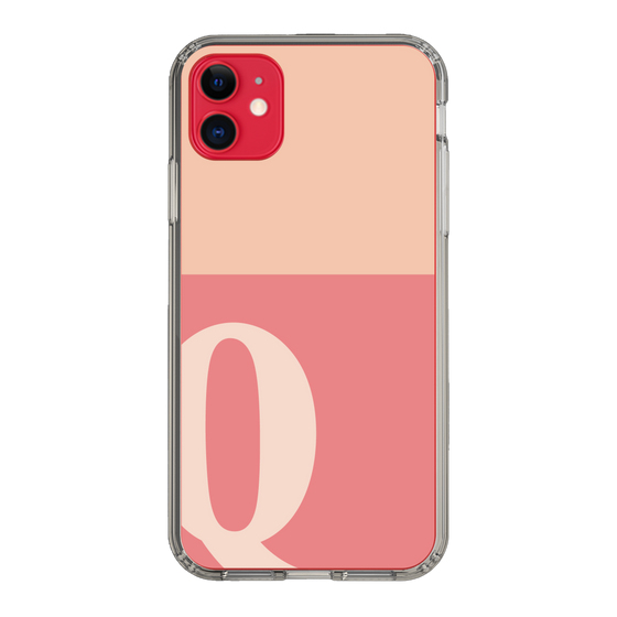 Slim Protection Case［ Original - initial two tone - Q pink ］