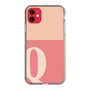 Slim Protection Case［ Original - initial two tone - Q pink ］