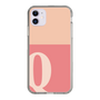 Slim Protection Case［ Original - initial two tone - Q pink ］