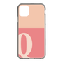 Slim Protection Case［ Original - initial two tone - Q pink ］