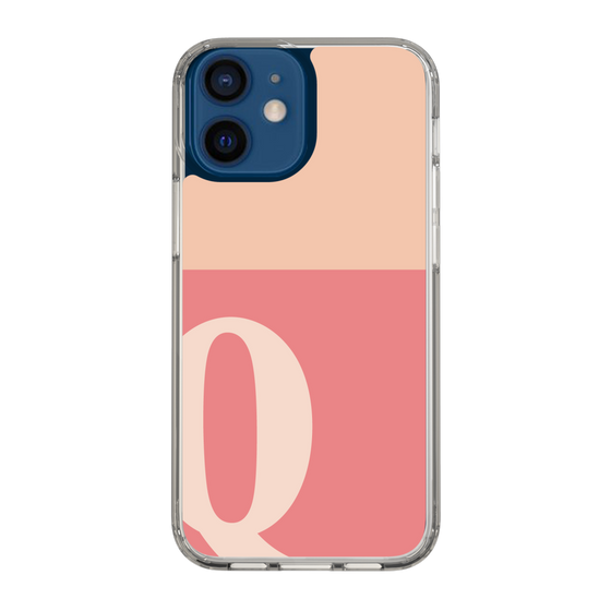 Slim Protection Case［ Original - initial two tone - Q pink ］