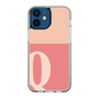 Slim Protection Case［ Original - initial two tone - Q pink ］