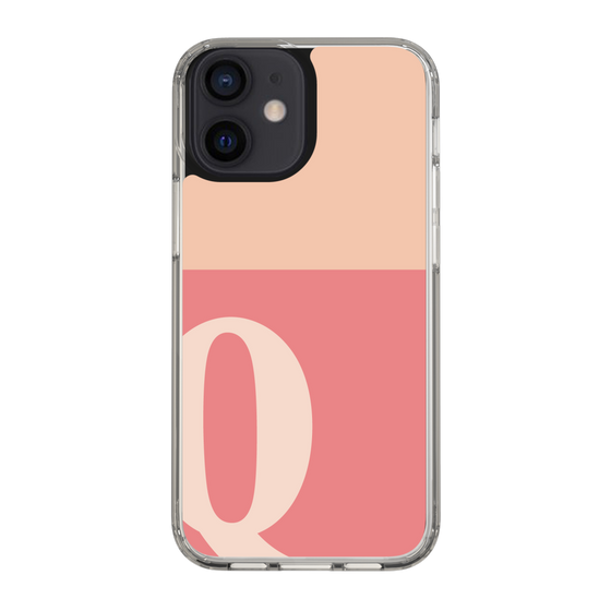 Slim Protection Case［ Original - initial two tone - Q pink ］