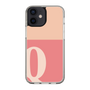 Slim Protection Case［ Original - initial two tone - Q pink ］