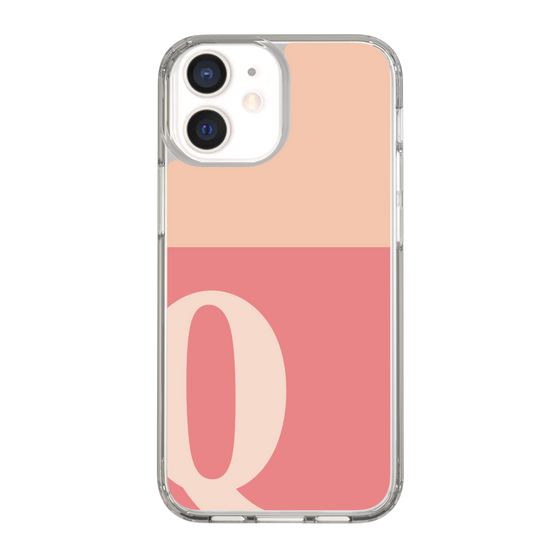 Slim Protection Case［ Original - initial two tone - Q pink ］