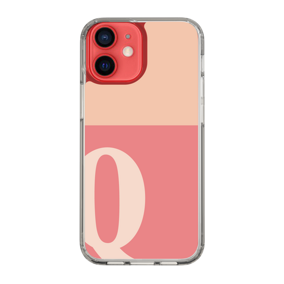 Slim Protection Case［ Original - initial two tone - Q pink ］