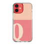 Slim Protection Case［ Original - initial two tone - Q pink ］