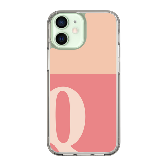 Slim Protection Case［ Original - initial two tone - Q pink ］