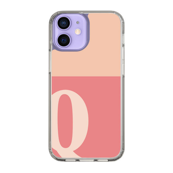 Slim Protection Case［ Original - initial two tone - Q pink ］