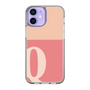 Slim Protection Case［ Original - initial two tone - Q pink ］