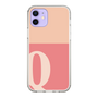 Slim Protection Case［ Original - initial two tone - Q pink ］