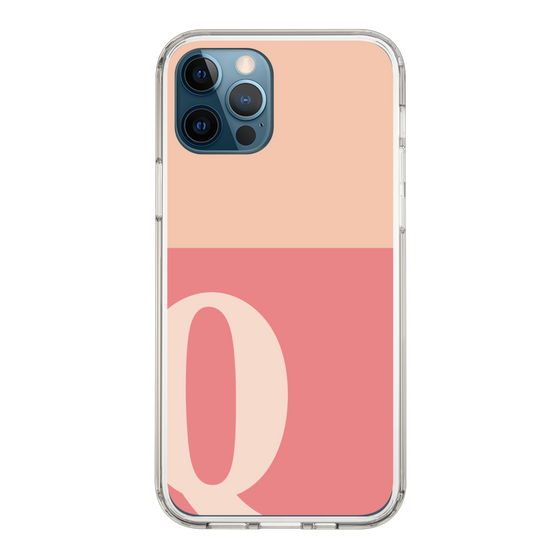 Slim Protection Case［ Original - initial two tone - Q pink ］
