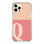 Slim Protection Case［ Original - initial two tone - Q pink ］
