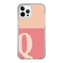 Slim Protection Case［ Original - initial two tone - Q pink ］