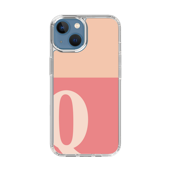 Slim Protection Case［ Original - initial two tone - Q pink ］