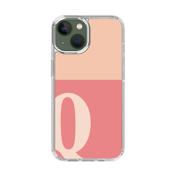 Slim Protection Case［ Original - initial two tone - Q pink ］