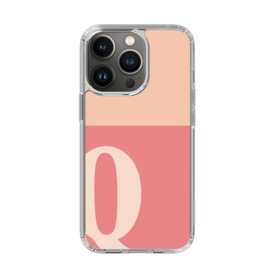 Slim Protection Case［ Original - initial two tone - Q pink ］