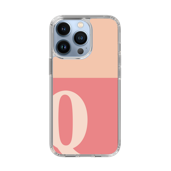 Slim Protection Case［ Original - initial two tone - Q pink ］