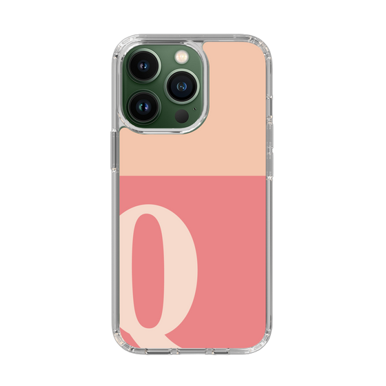 Slim Protection Case［ Original - initial two tone - Q pink ］