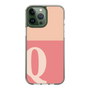 Slim Protection Case［ Original - initial two tone - Q pink ］